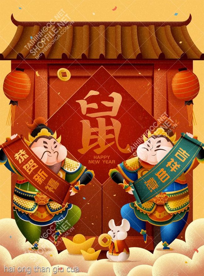 hai ong than giu cua
